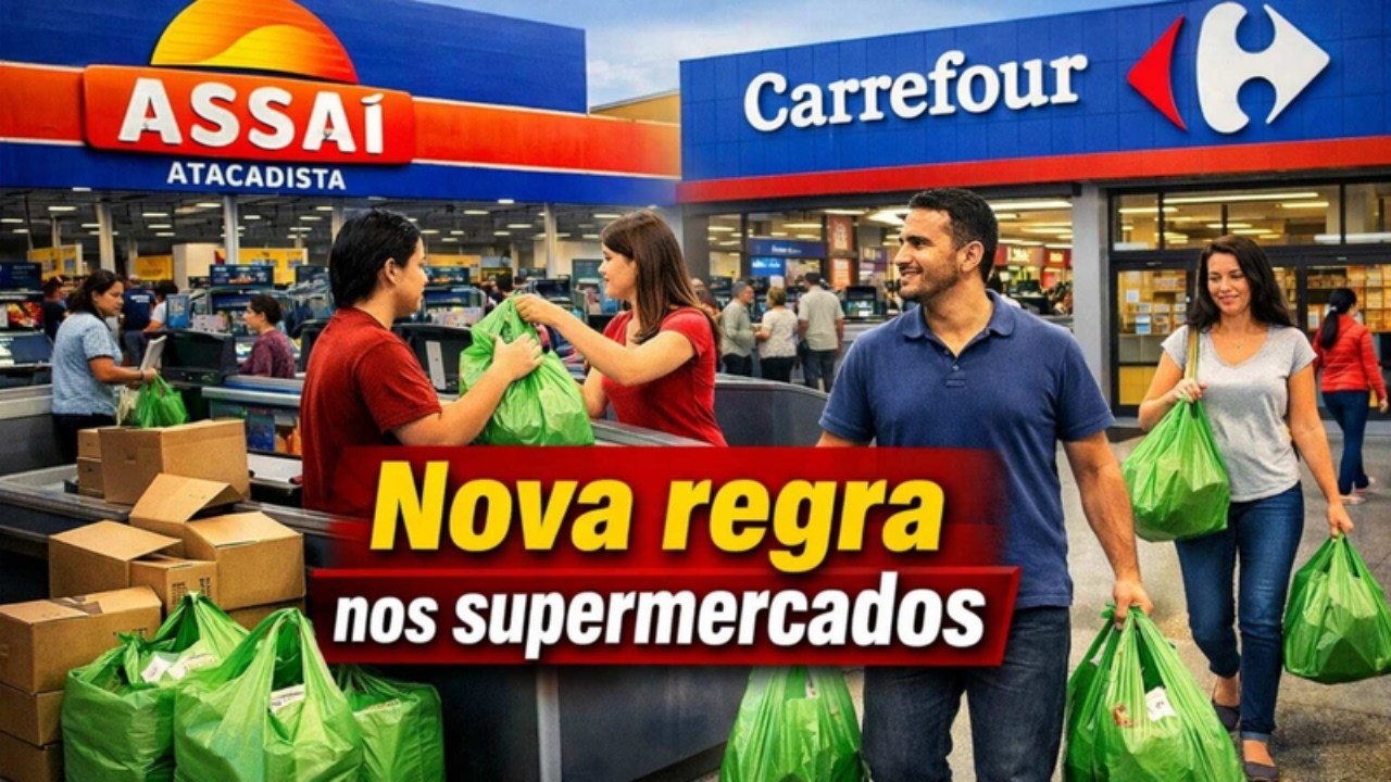 NOVA LEI Supermercados Assaí, Carrefour, Atacadão e outros passam a seguir NOVAS REGRAS em 2026