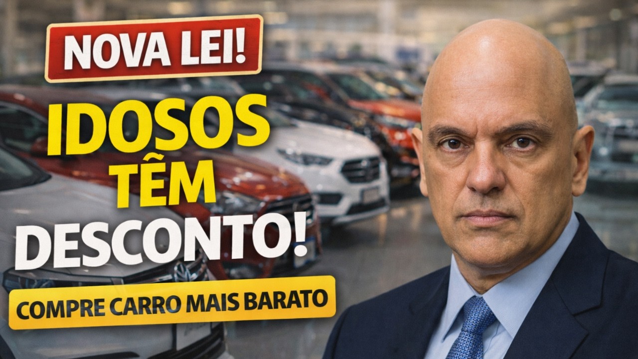 NOVA LEI GARANTE benefício para idosos com mais de 60 anos e LIBERA comprar carros mais barato