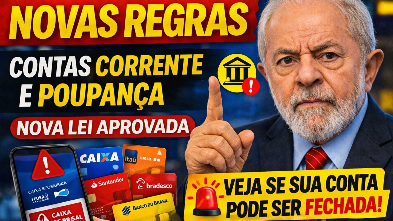 Bancos são OBRIGADO A MUDAR as regras das CONTAS CORRENTE E POUPANÇA com a NOVA LEI APROVADA