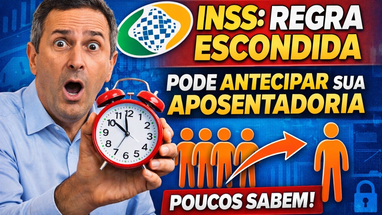 Regra do INSS 2026: Descubra Como ANTECIPAR Sua Aposentadoria SEM PRECISAR da Idade Mínima
